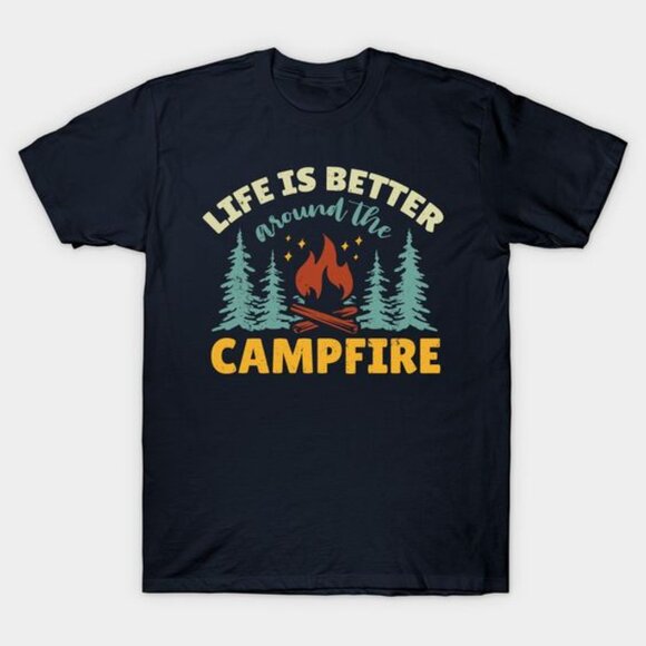 Unbranded Other - Life Is Better Around The Campfire Cool Design T-shirt